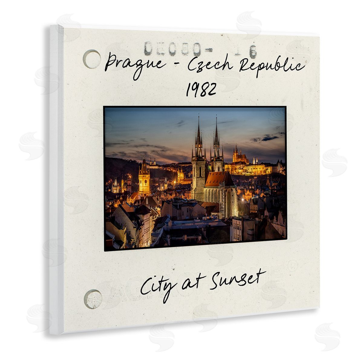 Prague Travel Cityscape Wood Plaque Wall Art, Home Decor by Danita Delimont