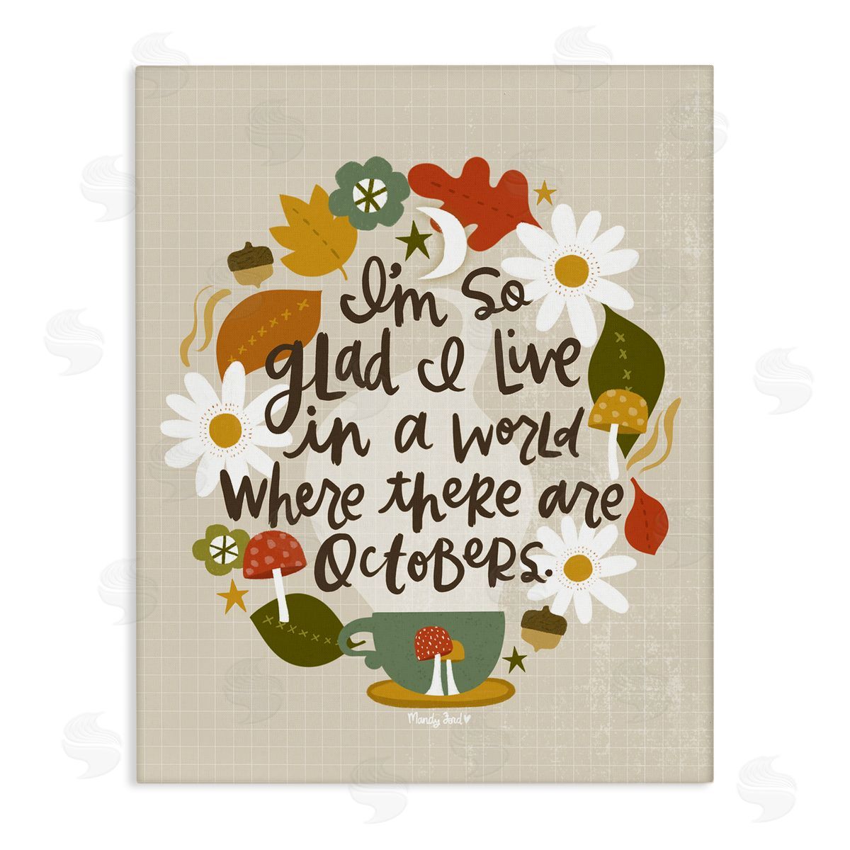 A World Where There Are Octobers Canvas Wall Art, Home Decor by Mandy Ford Art + Illustration