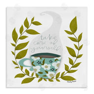 Mandy Ford Art + Illustration | Take Care with Relaxing Coffee