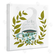 Mandy Ford Art + Illustration | Take Care with Relaxing Coffee