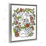 Mandy Ford Art + Illustration | Let It Go Floral Phrase
