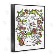 Mandy Ford Art + Illustration | Let It Go Floral Phrase