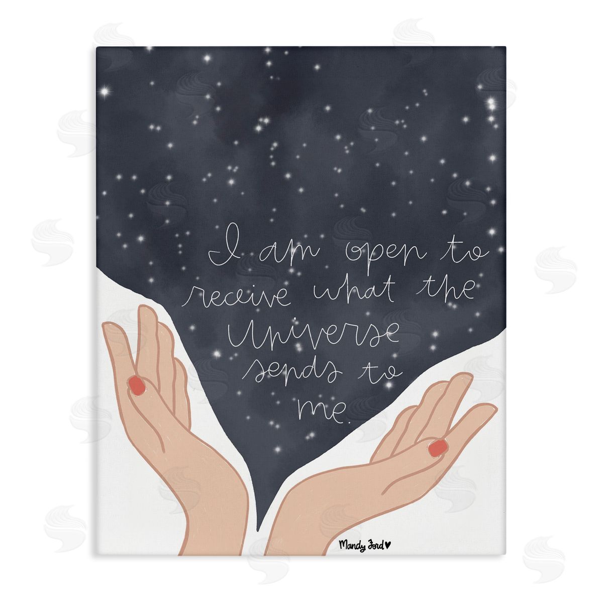 Receive What Universe Sends Canvas Wall Art, Home Decor by Mandy Ford Art + Illustration