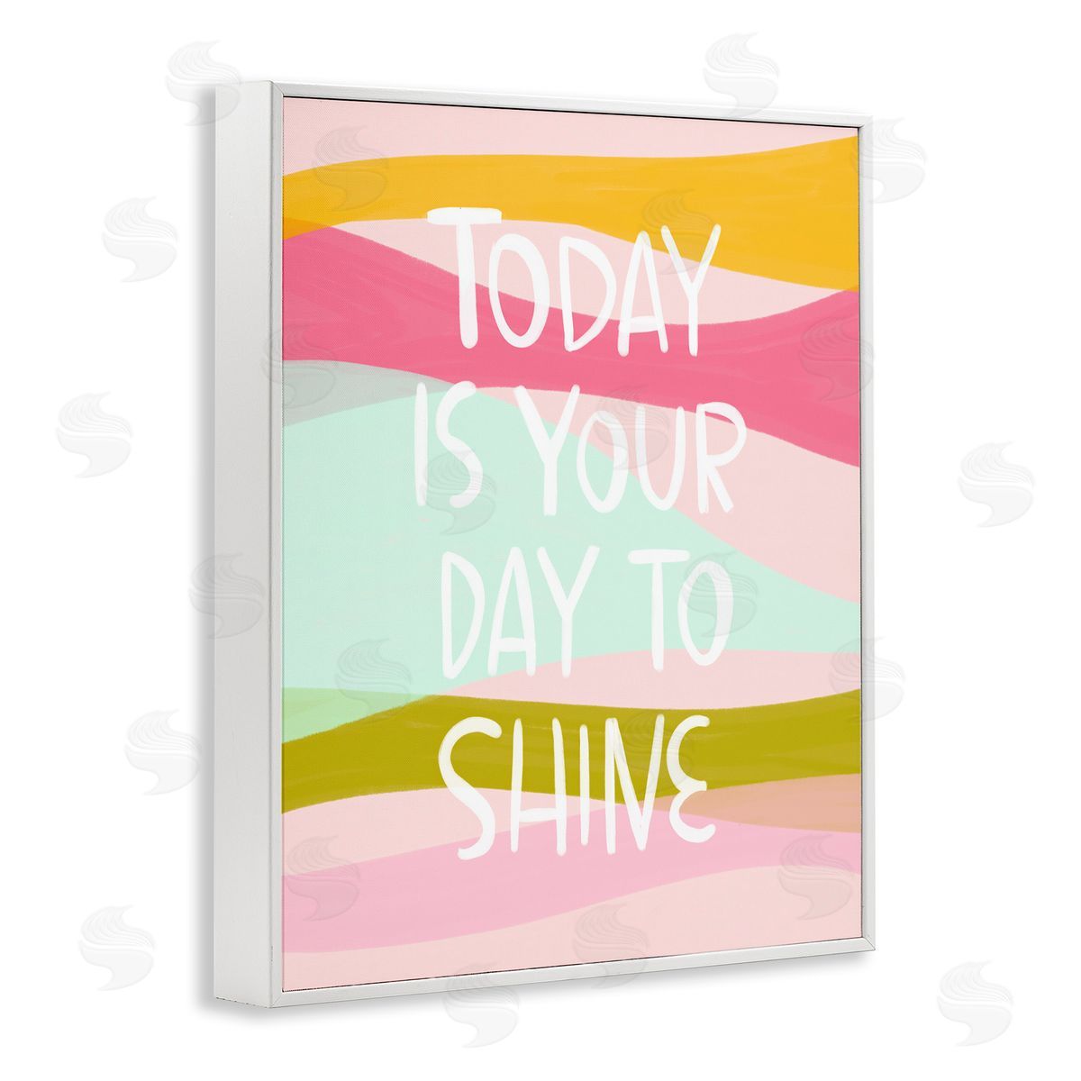 Pastel Day To Shine White Frame Print Wall Art, Home Decor by Mandy Ford Art + Illustration