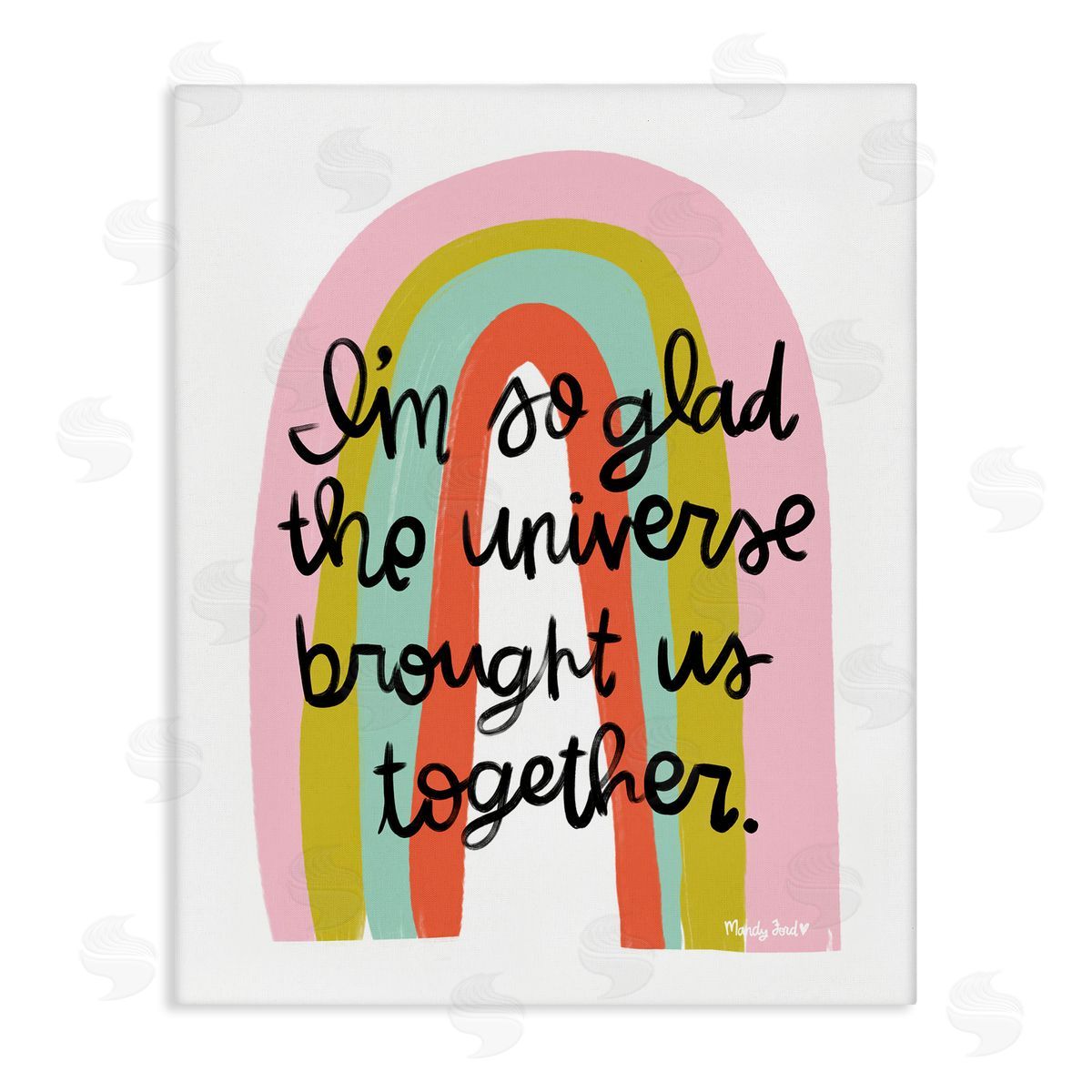 Universe Brought Us Together Canvas Wall Art, Home Decor by Mandy Ford Art + Illustration