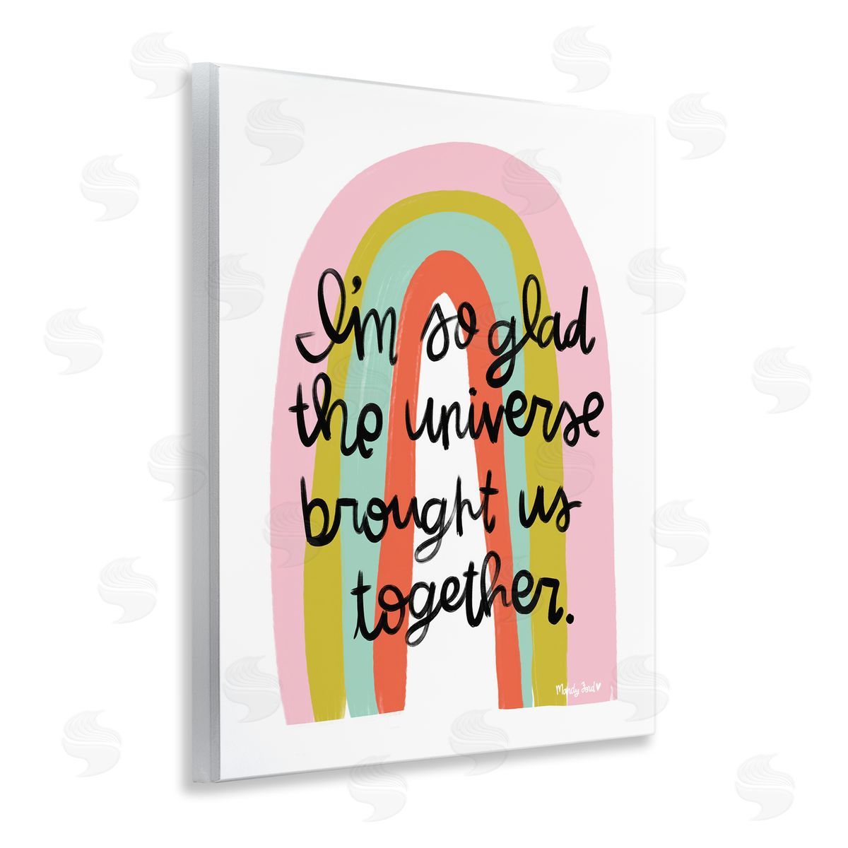 Universe Brought Us Together Wood Plaque Wall Art, Home Decor by Mandy Ford Art + Illustration