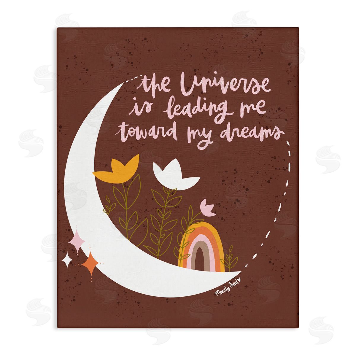 Leading Me To My Dreams Canvas Wall Art, Home Decor by Mandy Ford Art + Illustration