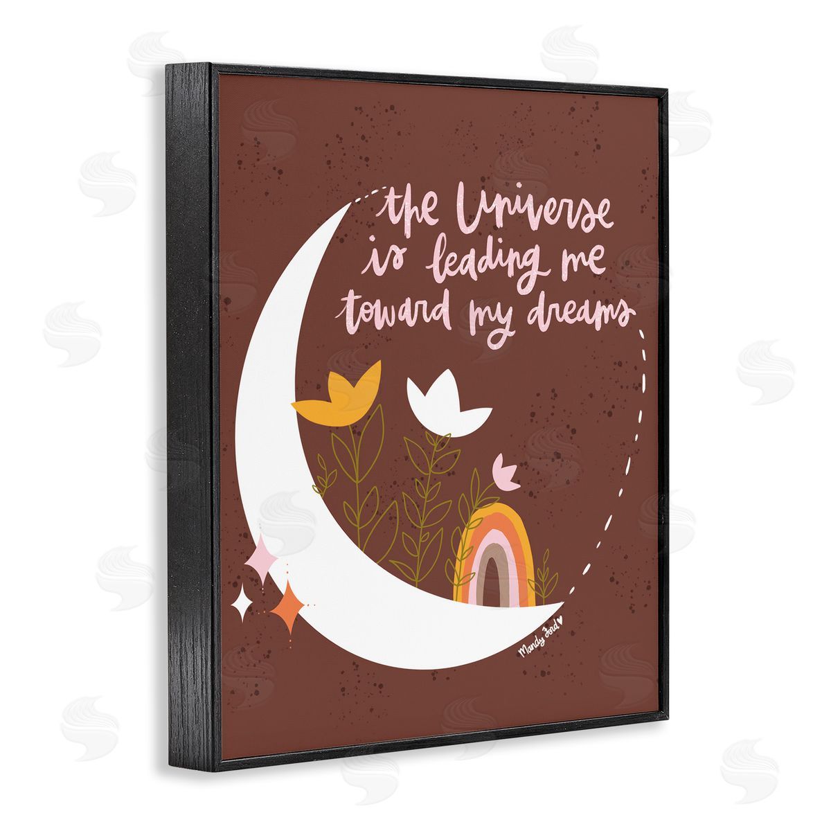 Leading Me To My Dreams Black Frame Print Wall Art, Home Decor by Mandy Ford Art + Illustration