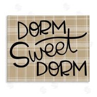 Mandy Ford Art + Illustration | Sweet Dorm on Plaid