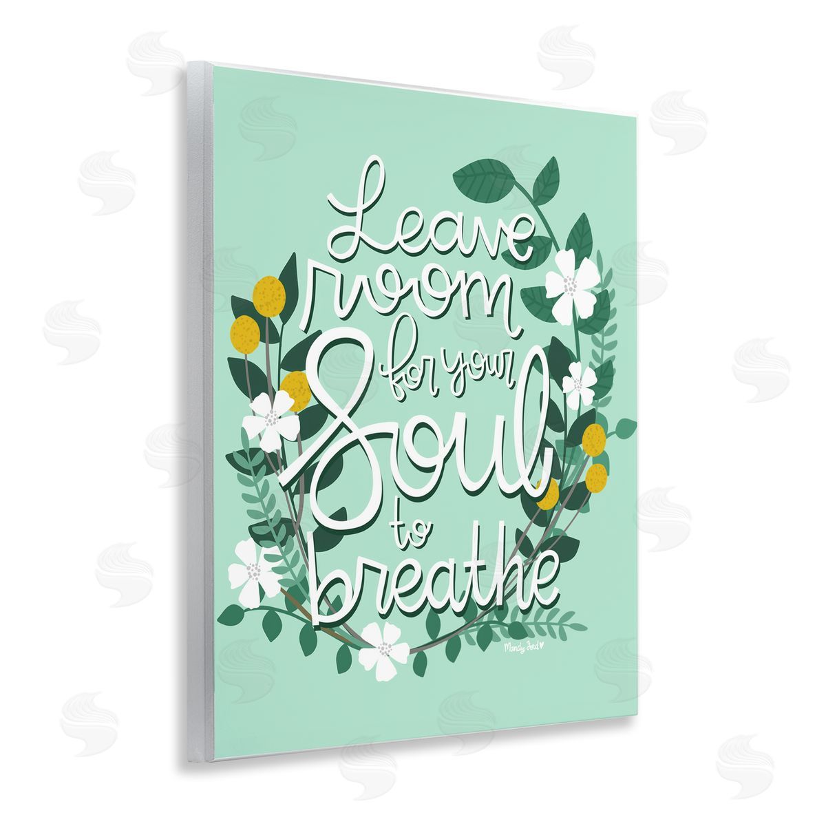 Room For Soul To Breathe Wood Plaque Wall Art, Home Decor by Mandy Ford Art + Illustration