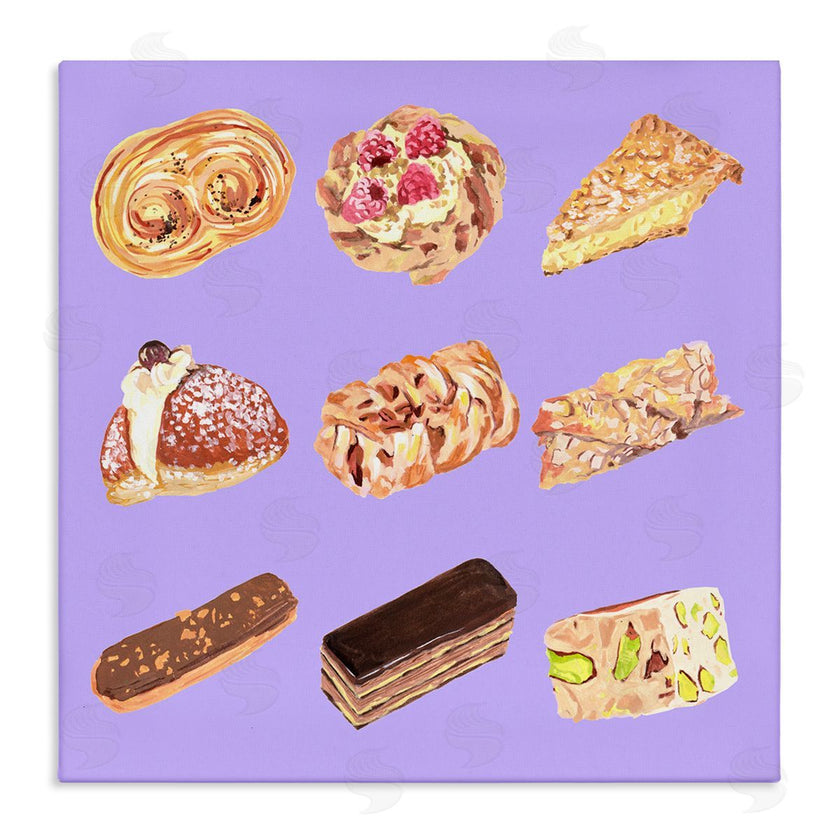 Melissa Wang | Bakery Goods on Purple