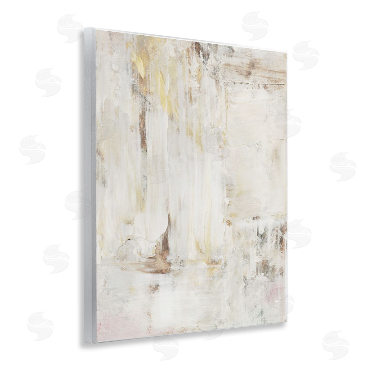 Natural Muted Abstract Wood Plaque Wall Art, Home Decor by Victoria Barnes