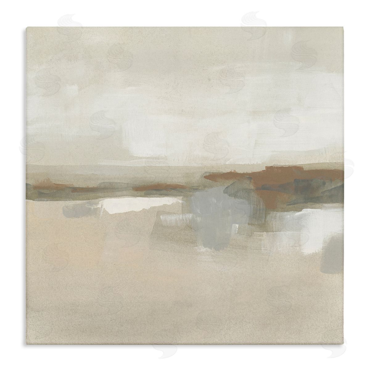 Abstract Neutral Land Canvas Wall Art, Home Decor by June Erica Vess