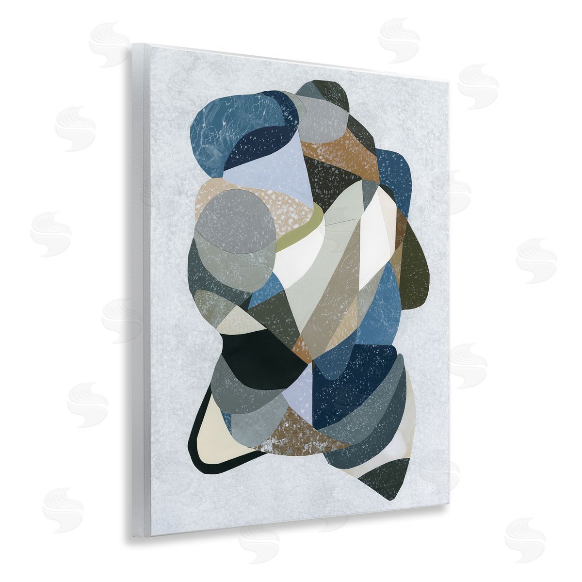 Fluid Movement Geometrics Wood Plaque Wall Art, Home Decor by Coco Good