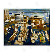 Erin McGee Ferrell | Bold Abstract Cityscape