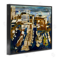 Erin McGee Ferrell | Bold Abstract Cityscape