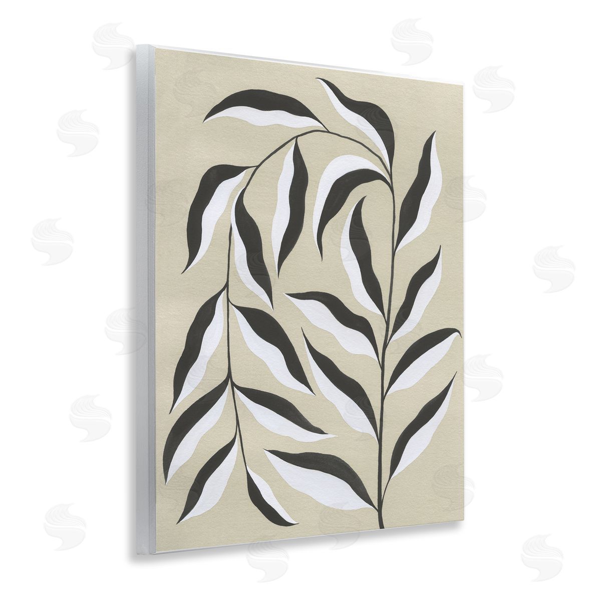 Natural Curved Vegetation Wood Plaque Wall Art, Home Decor by Grace Popp