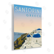 Victoria Barnes | Vintage Santorini Cityscape