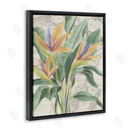 June Erica Vess | Bird of Paradise over Map