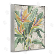 June Erica Vess | Bird of Paradise over Map
