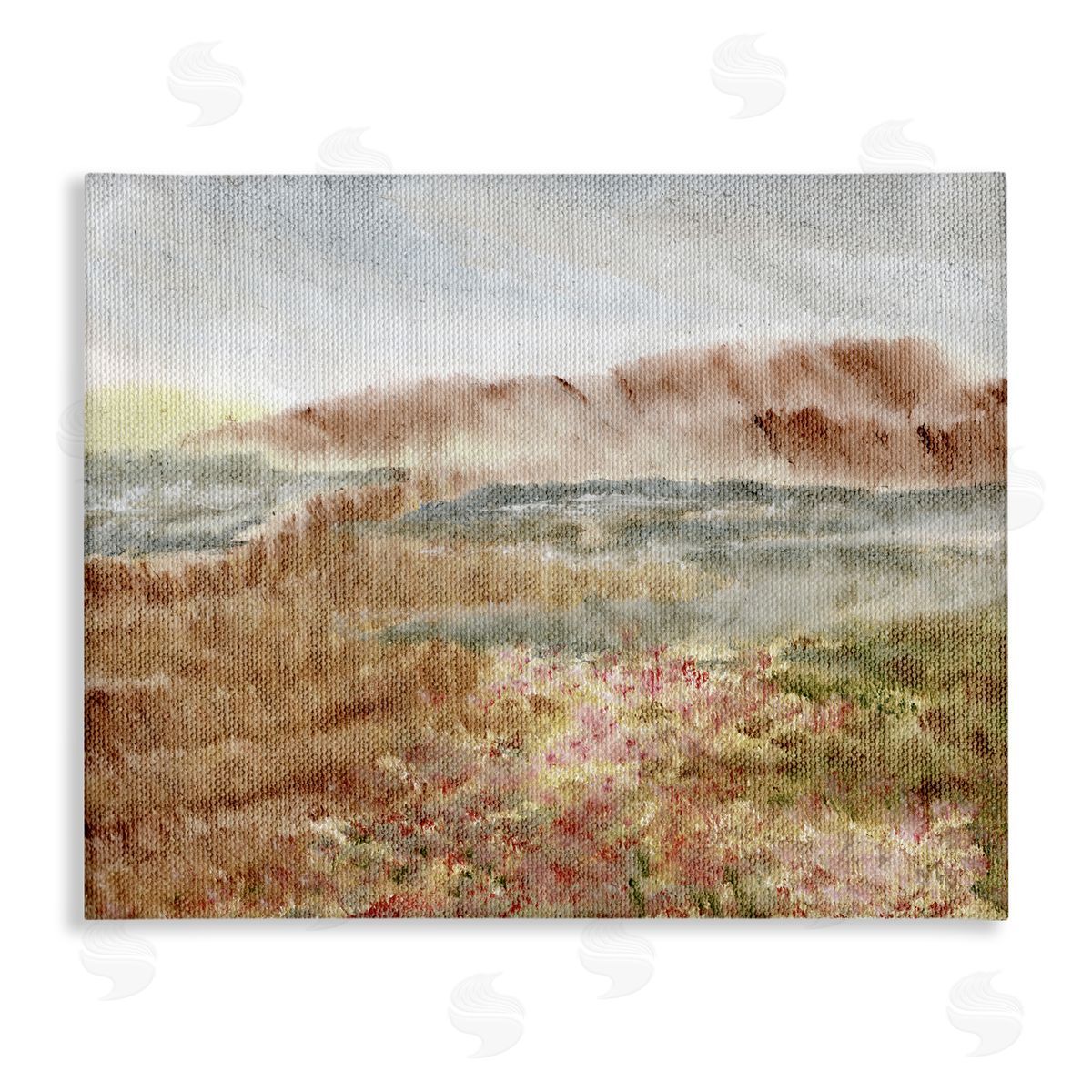 Vast Earthy Desert View Canvas Wall Art, Home Decor by Nikita Jariwala