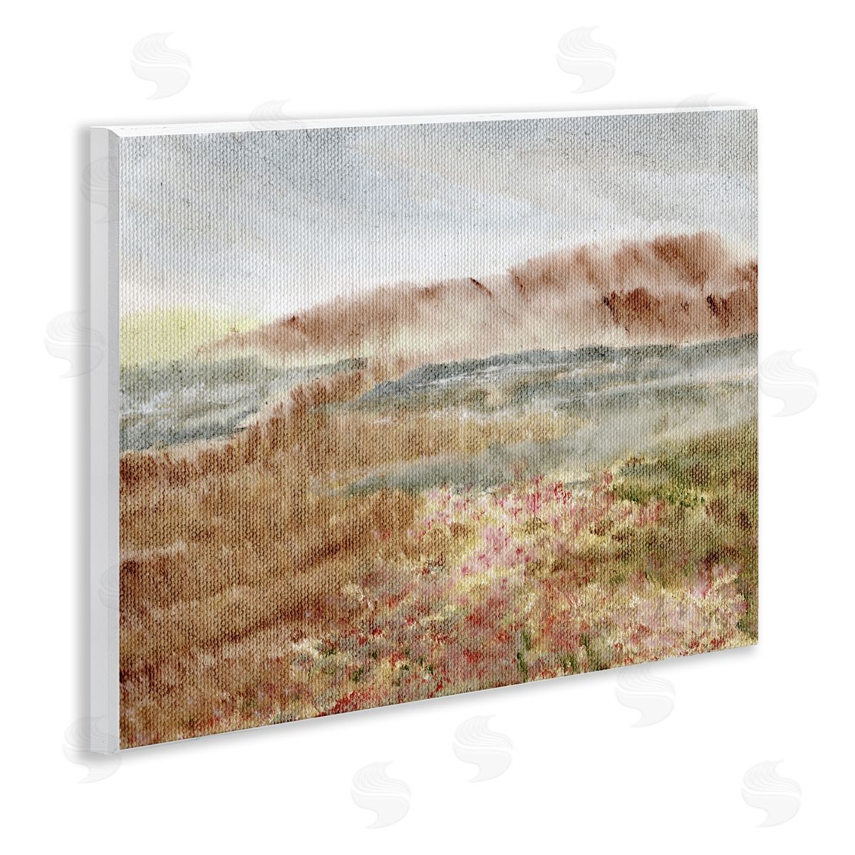 Vast Earthy Desert View Wood Plaque Wall Art, Home Decor by Nikita Jariwala