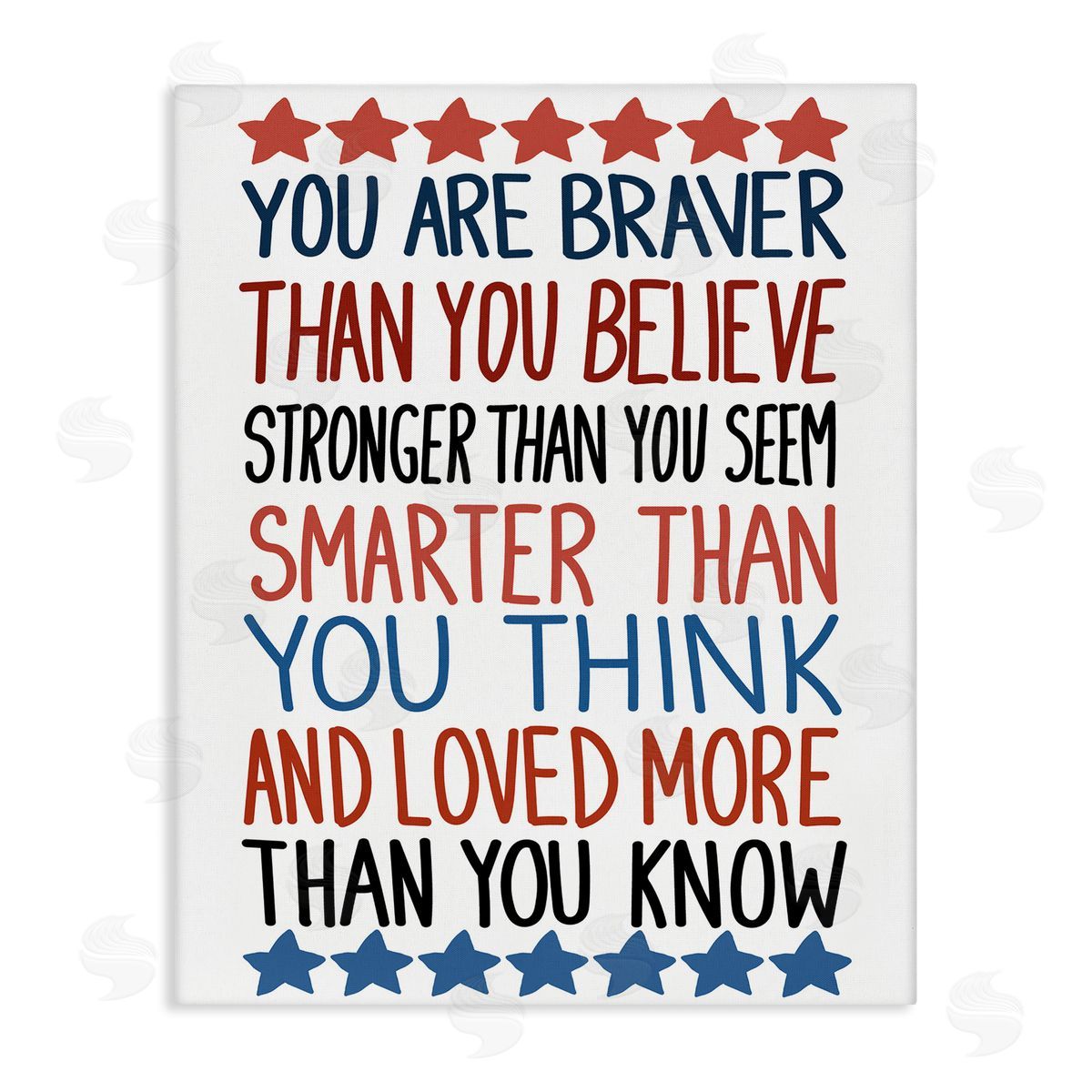 Bold Self Confidence Phrases Canvas Wall Art, Home Decor by Sweet Melody Designs