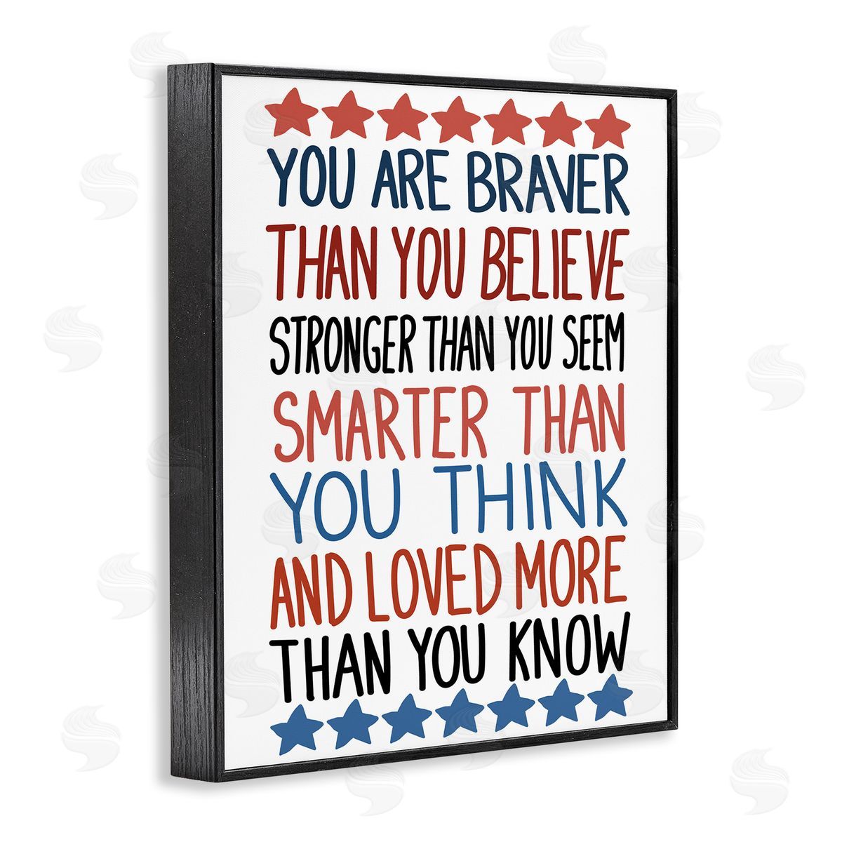 Bold Self Confidence Phrases Black Frame Print Wall Art, Home Decor by Sweet Melody Designs