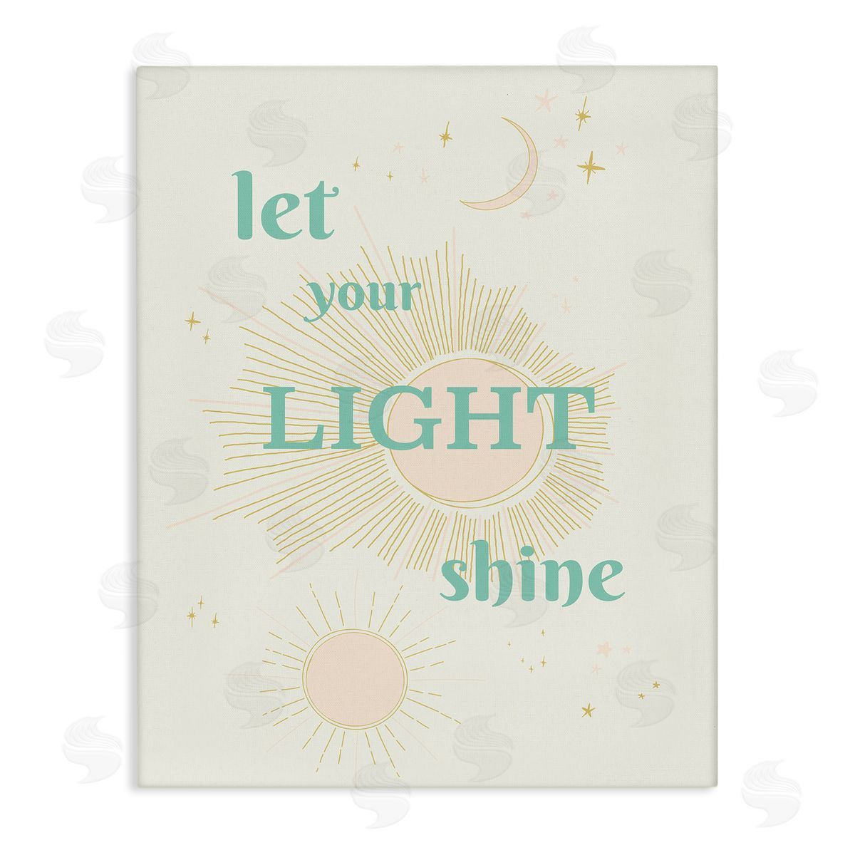 Let Your Light Shine Canvas Wall Art, Home Decor by Sweet Melody Designs