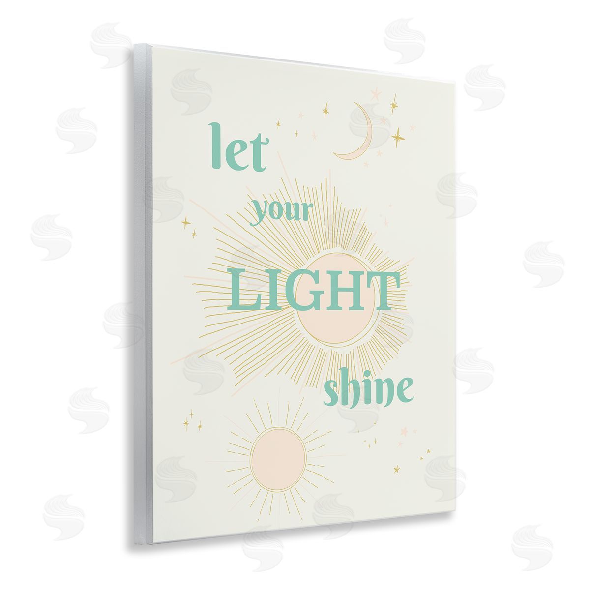 Let Your Light Shine Wood Plaque Wall Art, Home Decor by Sweet Melody Designs