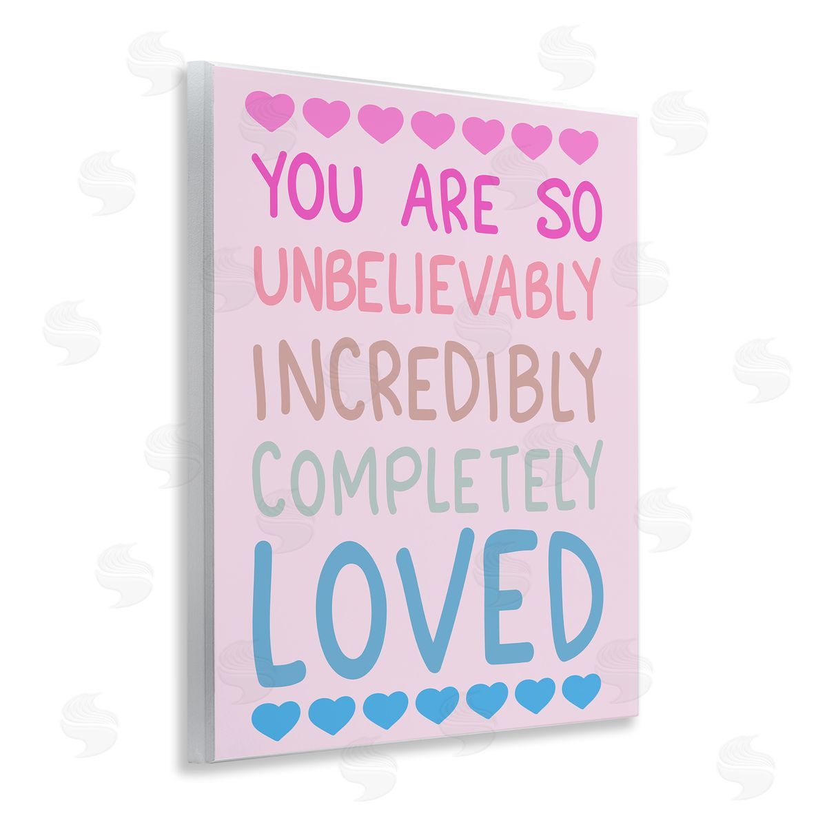 Incredibly Loved with Hearts Wood Plaque Wall Art, Home Decor by Sweet Melody Designs