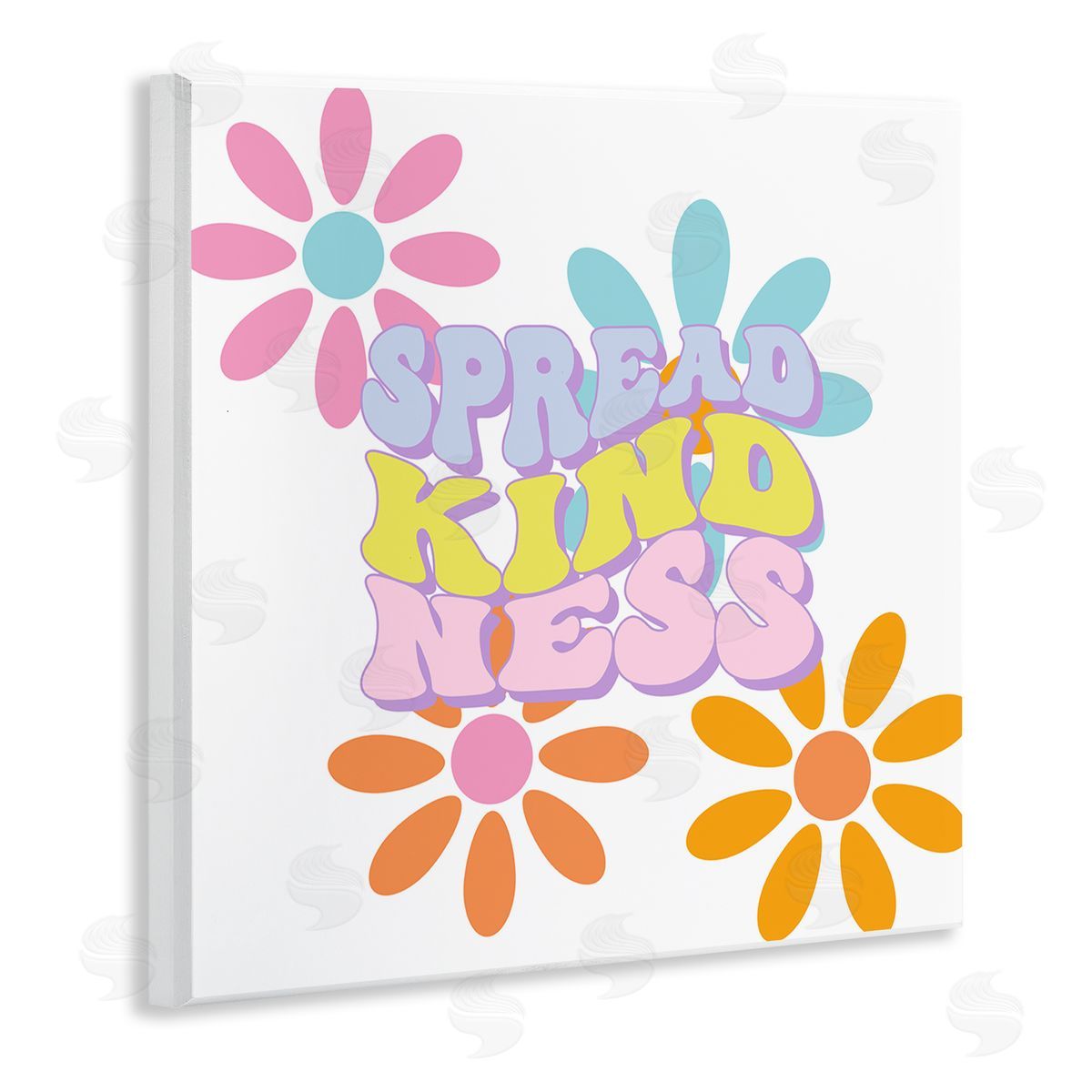 Groovy Spread Kindness Wood Plaque Wall Art, Home Decor by Jesse Keith