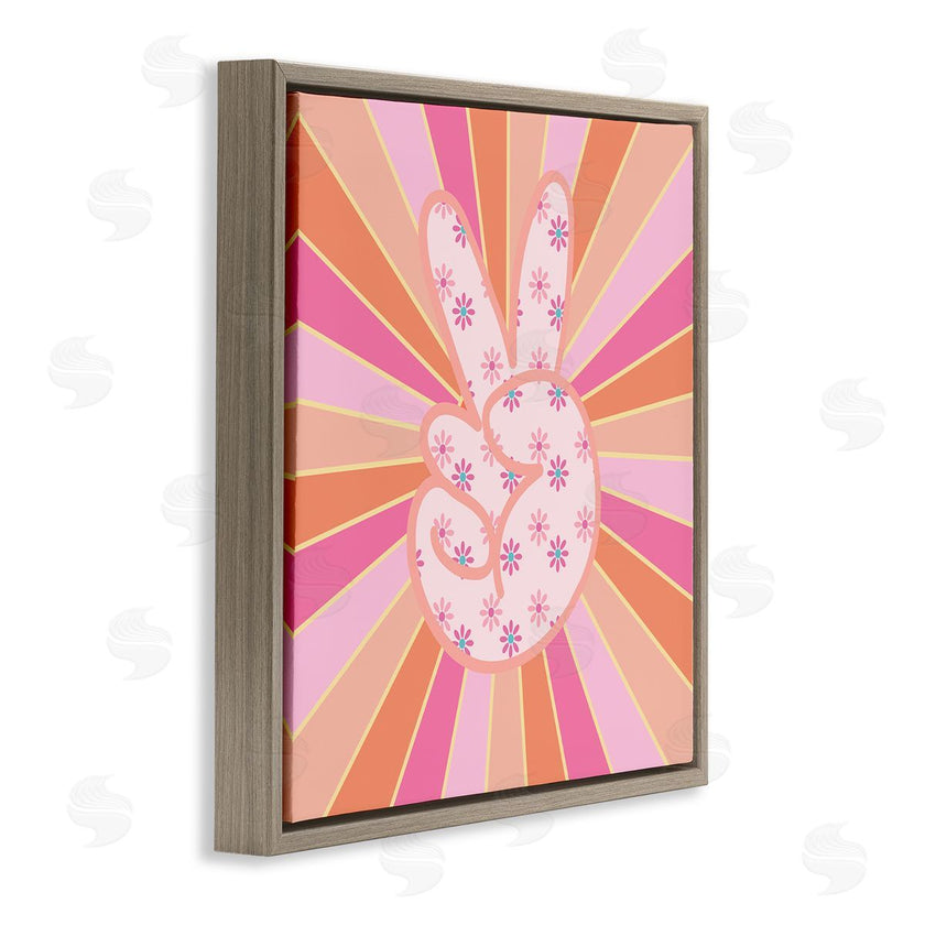 Jesse Keith | Beaming Peace Sign Hand