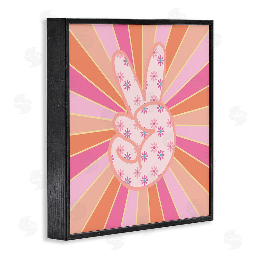 Jesse Keith | Beaming Peace Sign Hand