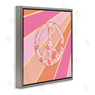 Jesse Keith | Beaming Floral Peace Symbol