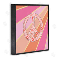 Jesse Keith | Beaming Floral Peace Symbol