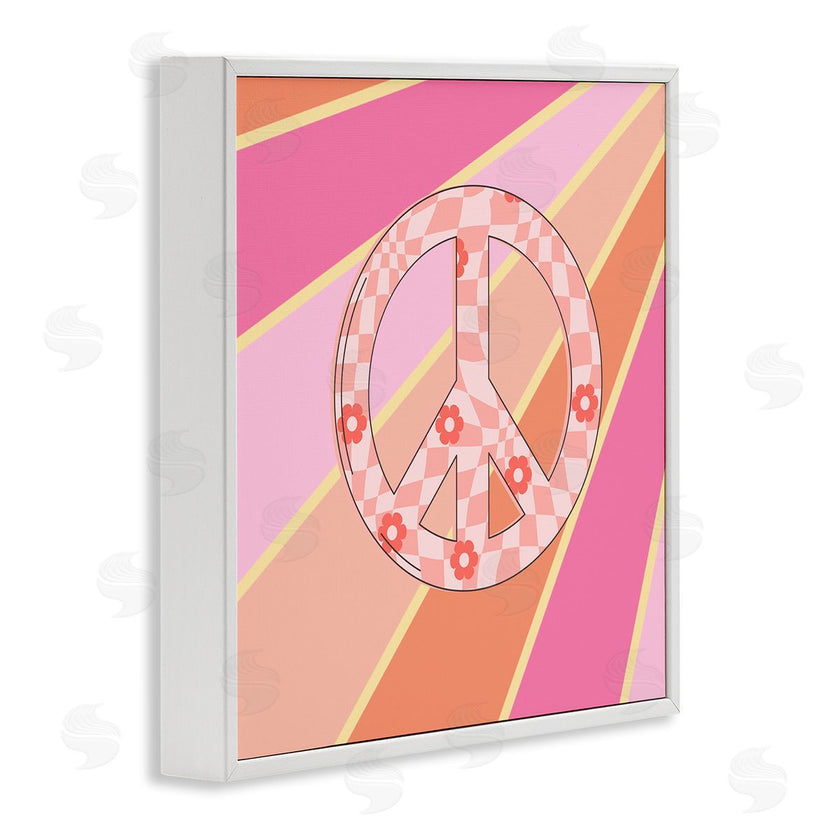 Jesse Keith | Beaming Floral Peace Symbol