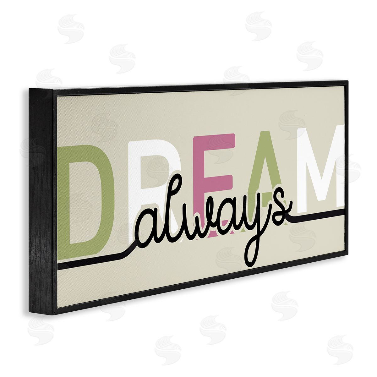 Muted Dream Always Black Frame Print Wall Art, Home Decor by Kim Allen