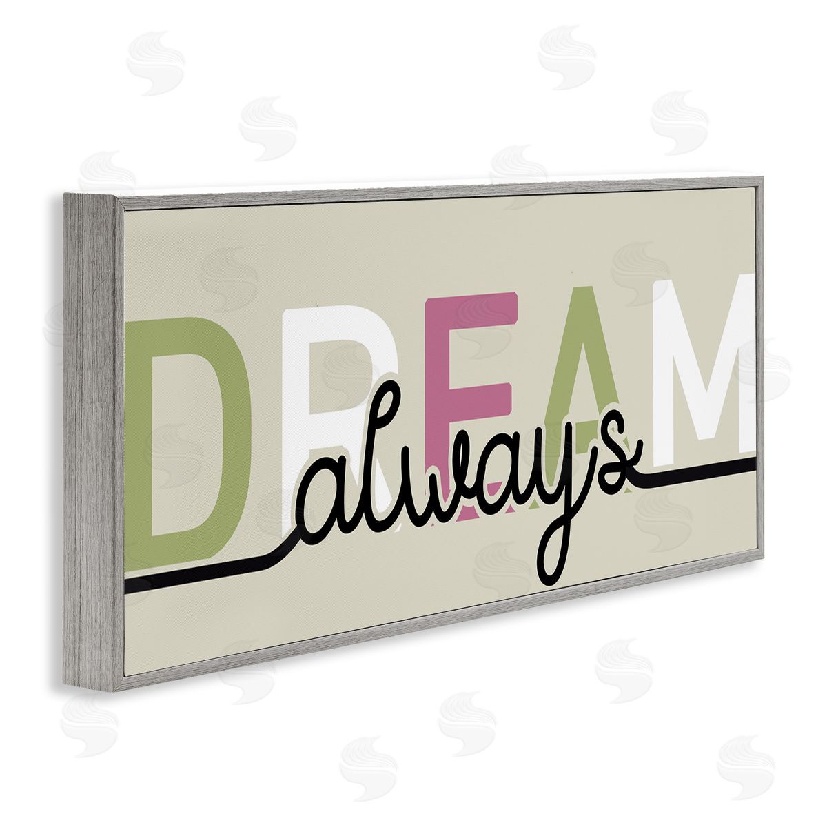 Muted Dream Always Grey Frame Print Wall Art, Home Decor by Kim Allen