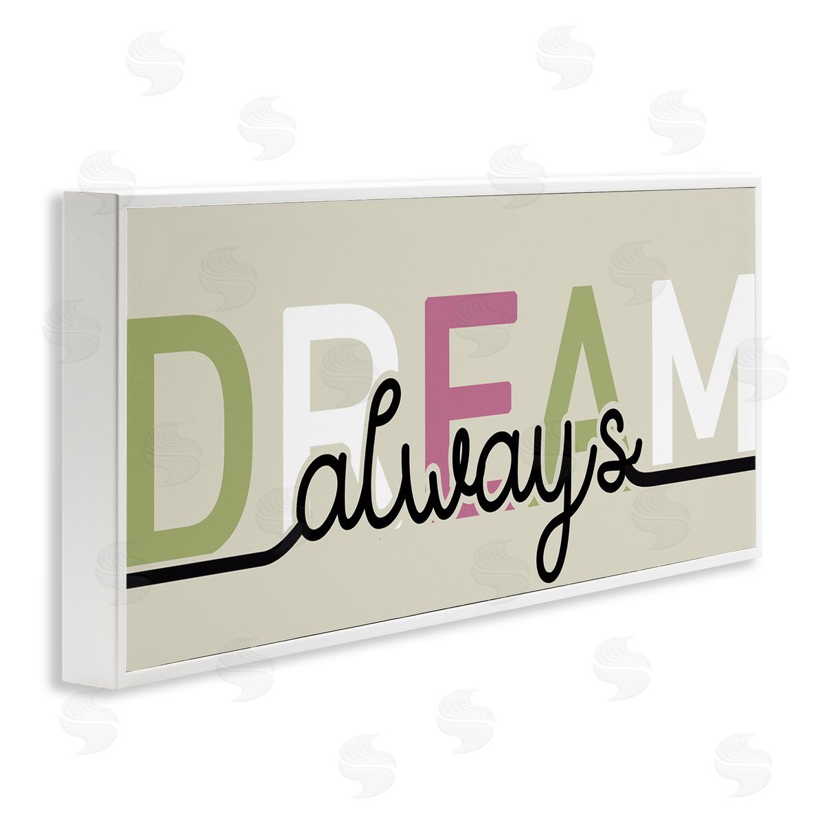 Muted Dream Always White Frame Print Wall Art, Home Decor by Kim Allen