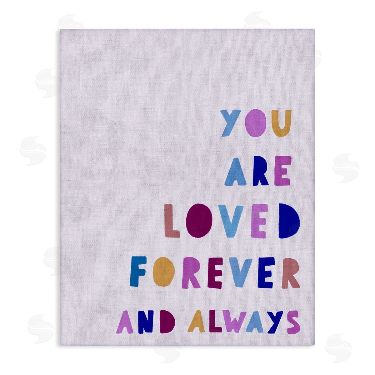 You Are Loved Forever Canvas Wall Art, Home Decor by Leah Straatsma