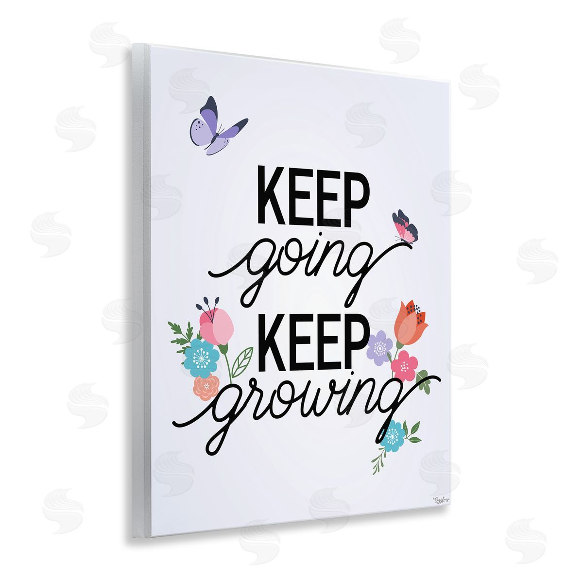 Keep Going & Growing Wood Plaque Wall Art, Home Decor by Gigi Louise