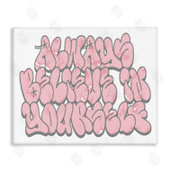 Marcus Prime | Believe in Yourself Graffiti