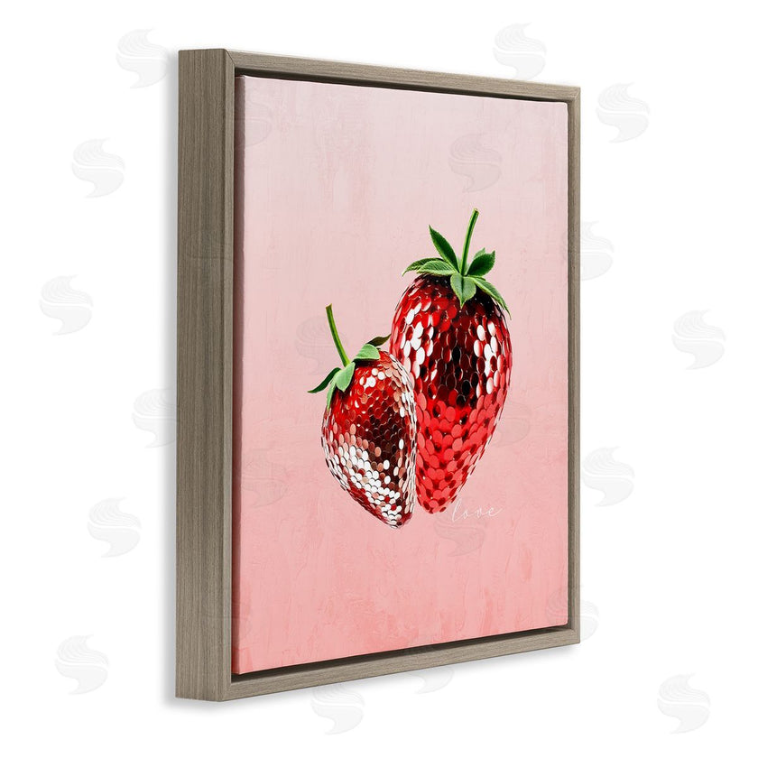 Kim Allen | Disco Sequin Strawberries