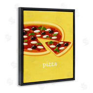 Kim Allen | Delicious Pizza on Yellow