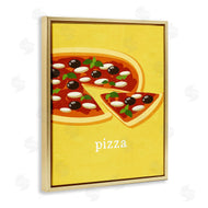 Kim Allen | Delicious Pizza on Yellow