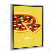 Kim Allen | Delicious Pizza on Yellow