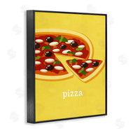 Kim Allen | Delicious Pizza on Yellow