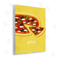 Kim Allen | Delicious Pizza on Yellow