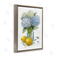 Patti Bishop | Hydrangeas & Lemons Vase